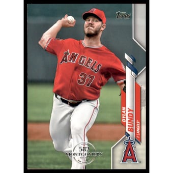 2020 Topps Factory Set 582 Montgomery Club #503 Dylan Bundy