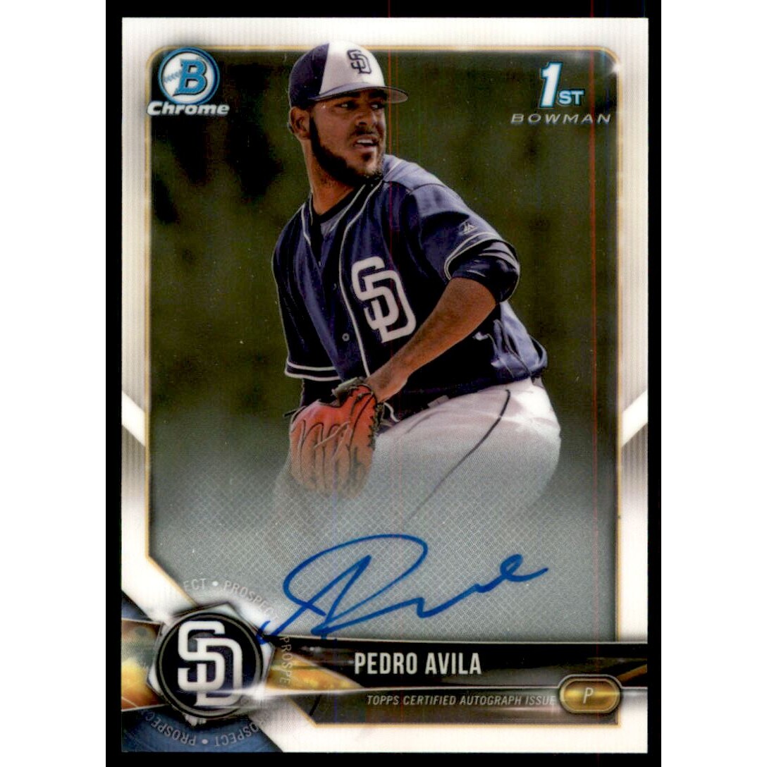 2018 Bowman Chrome Prospect Autographs #CPAPA Pedro Avila