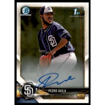 2018 Bowman Chrome Prospect Autographs #CPAPA Pedro Avila