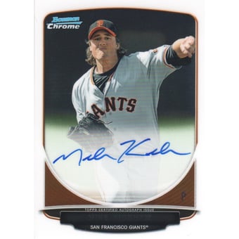 2013 Bowman Chrome Prospect Autographs #MK Mike Kickham