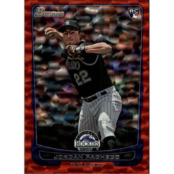 2012 Bowman Draft Red Ice #25 Jordan Pacheco