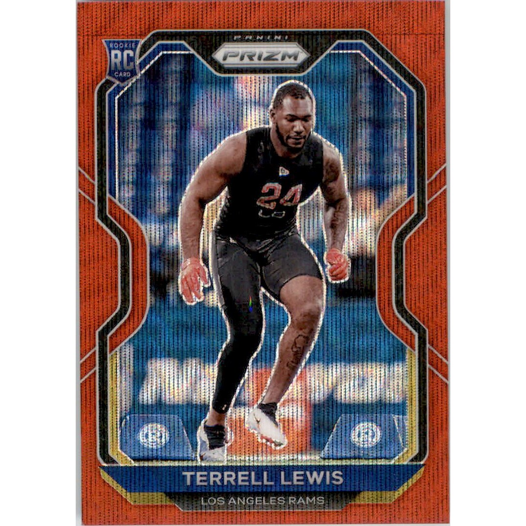 2020 Panini Prizm Prizms Red Wave #378 Terrell Lewis. rookie card picture