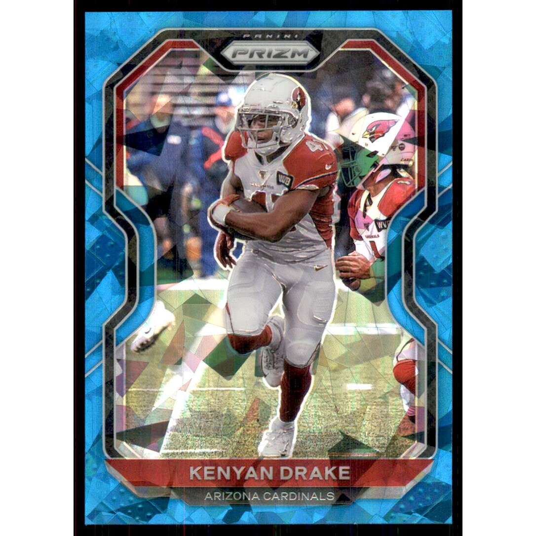 2020 Panini Prizm Prizms Blue Ice #267 Kenyan Drake