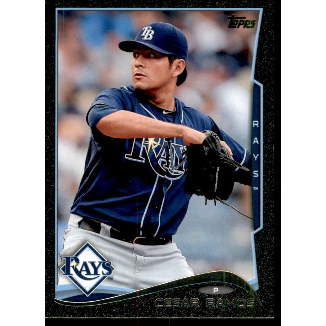 2014 Topps Update Black #US86 Cesar Ramos. rookie card picture
