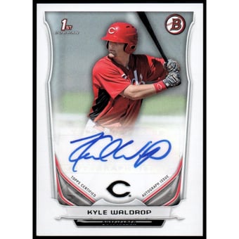 2014 Bowman Prospect Autographs #PAKW Kyle Waldrop