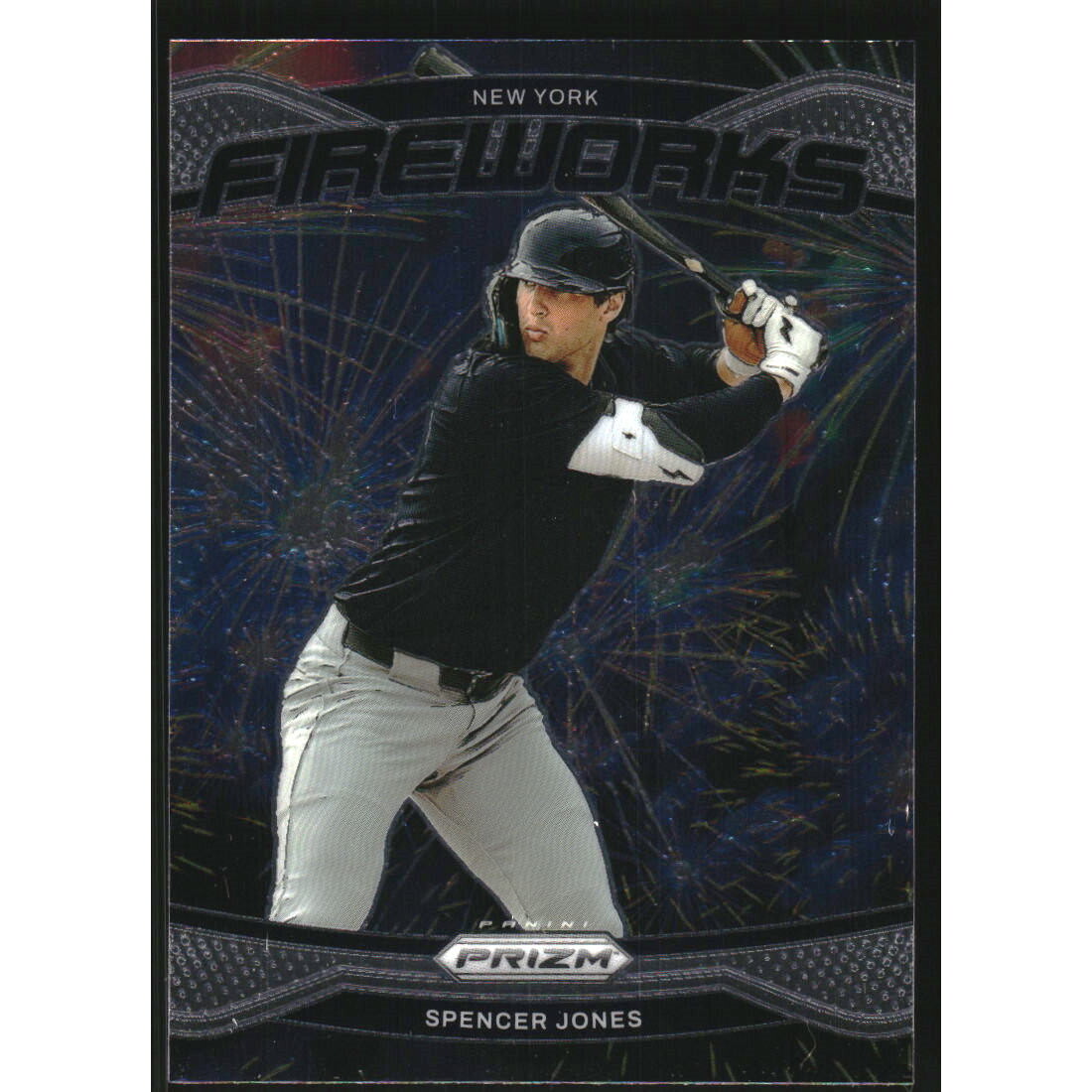 2025 Panini Prizm Fireworks #22 Spencer Jones. rookie card picture