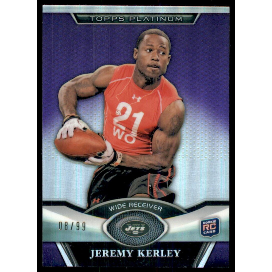 2011 Topps Platinum Purple Refractors #16 Jeremy Kerley