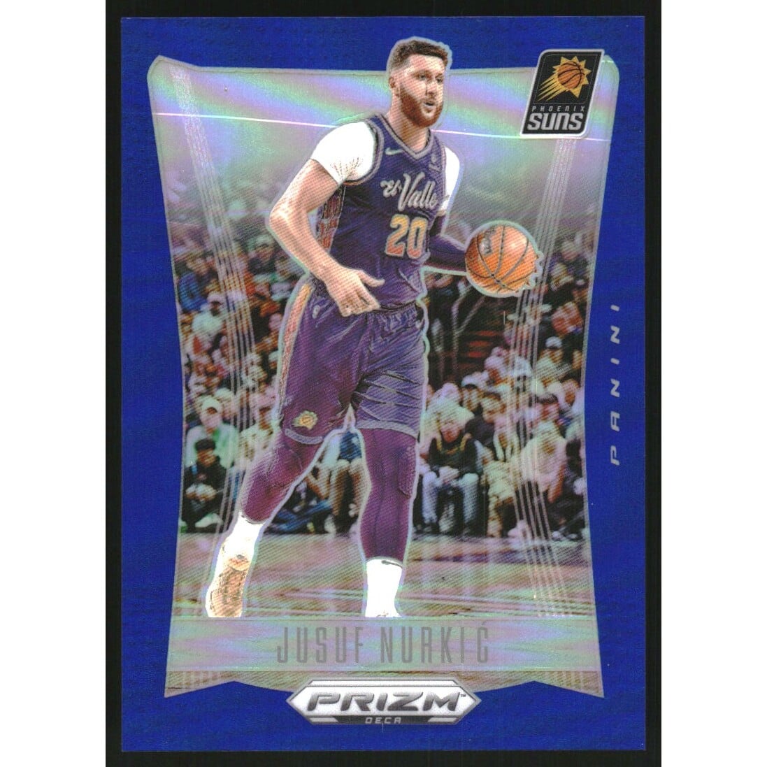 2023-24 Panini Prizm Deca Prizms Blue #62 Jusuf Nurkic. rookie card picture