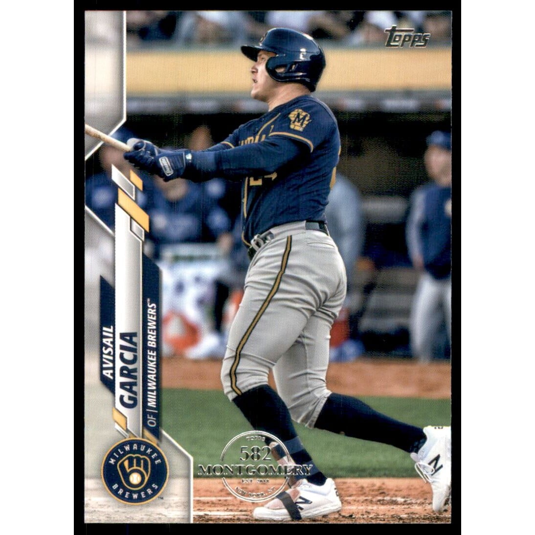 2020 Topps Factory Set 582 Montgomery Club #535 Avisail Garcia. rookie card picture