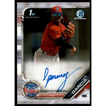 2019 Bowman Chrome Prospect Autographs #CPALJ Leonardo Jimenez