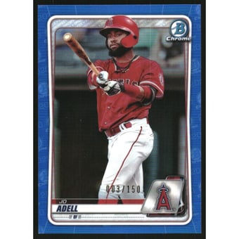 2020 Bowman Chrome Prospects Blue Refractors #BCP100 Jo Adell