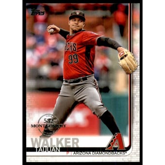 2019 Topps Factory Set 582 Montgomery #286 Taijuan Walker