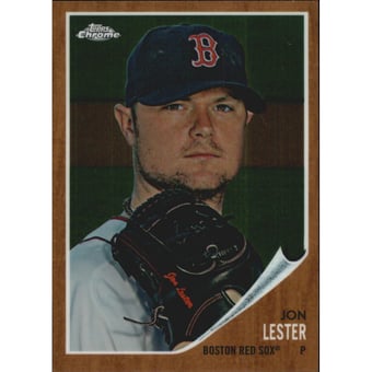 2011 Topps Heritage Chrome Refractors #C169 Jon Lester