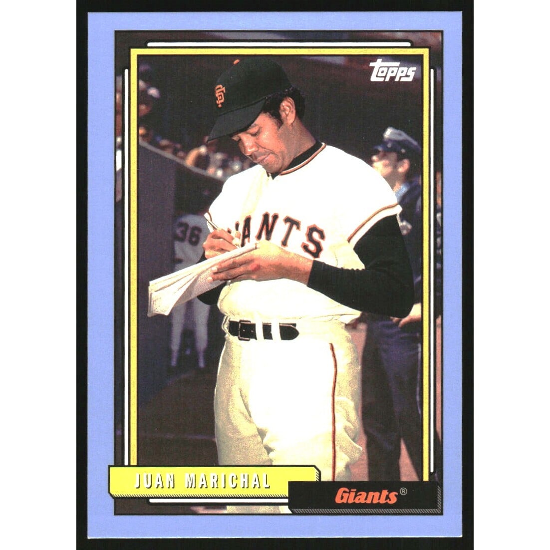 2017 Topps Archives Blue #207 Juan Marichal. rookie card picture