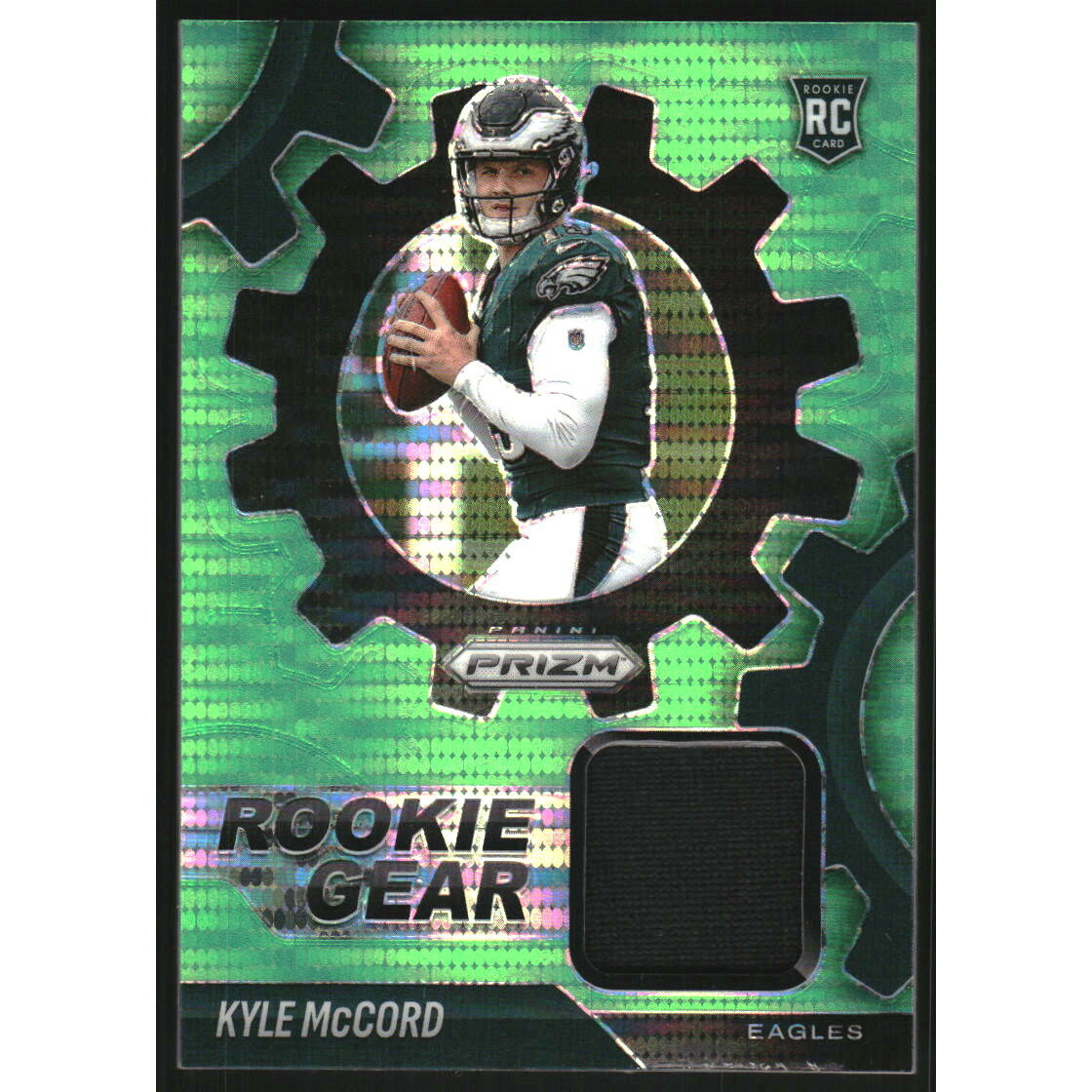 2025 Panini Prizm Rookie Gear Neon Green Pulsar #41 Kyle McCord