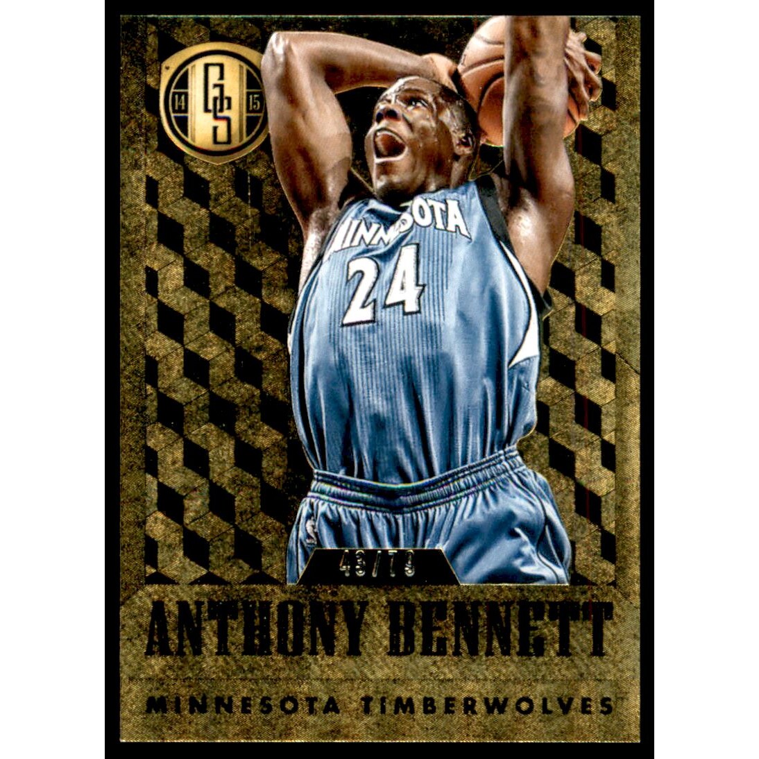 2014-15 Panini Gold Standard Gold #66 Anthony Bennett