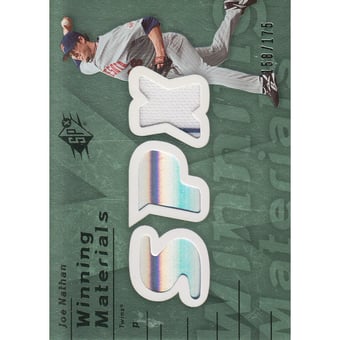 2007 SPx Winning Materials 175 Green #JN Joe Nathan/175