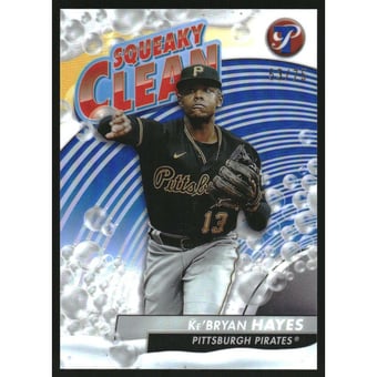 2024 Topps Pristine Squeaky Clean Blue Refractors #SQ3 Ke'Bryan Hayes