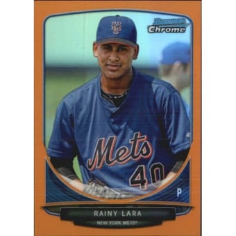 2013 Bowman Chrome Mini Orange Refractors #71 Rainy Lara