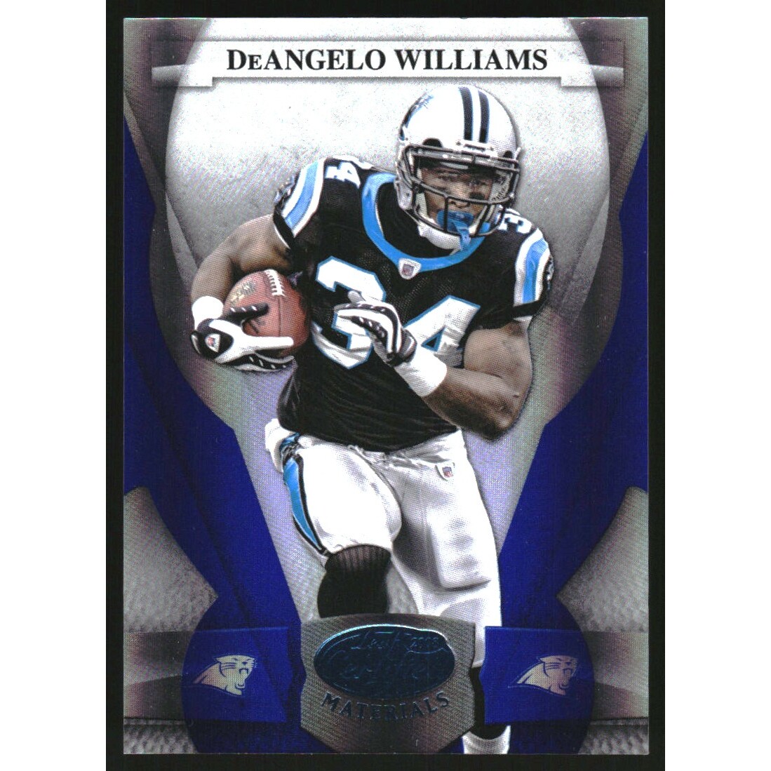 2008 Leaf Certified Materials Mirror Blue #17 DeAngelo Williams