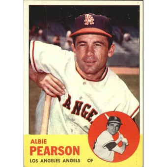 1963 Topps #182 Albie Pearson