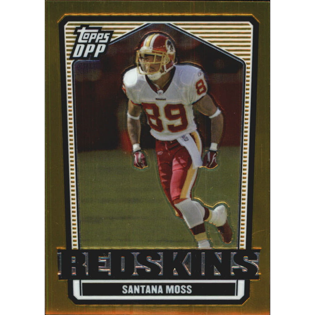 2007 Topps Draft Picks and Prospects Chrome Gold #25 Santana Moss 2007 Topps Draft Picks and Prospects Chrome Gold #25 Santana Moss