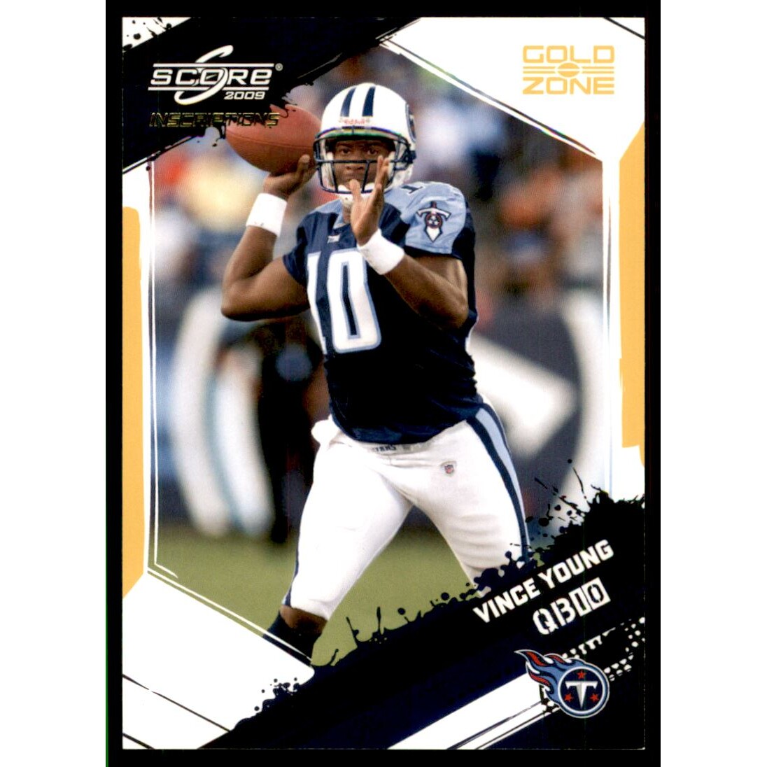 2009 Score Inscriptions Gold Zone #290 Vince Young