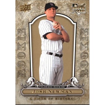 2008 UD A Piece of History Gold #114 Josh Newman