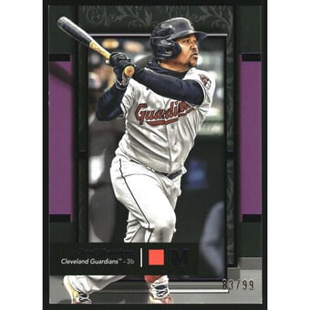 2024 Topps Museum Collection Amethyst #81 Jose Ramirez