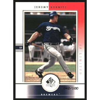 2000 SP Authentic Limited #49 Jeromy Burnitz