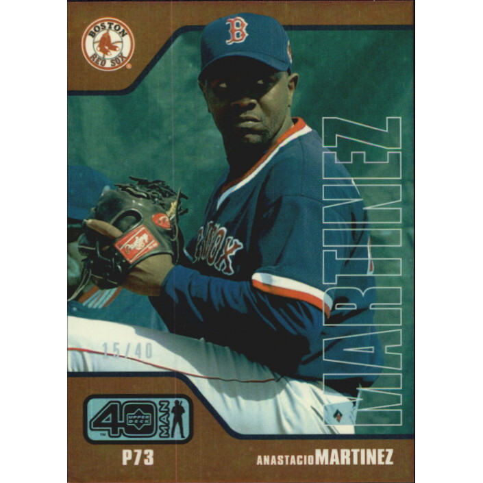 2002 Upper Deck 40-Man Electric Rainbow #296 Anastacio Martinez