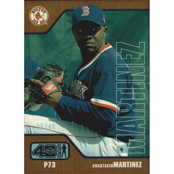 2002 Upper Deck 40-Man Electric Rainbow #296 Anastacio Martinez
