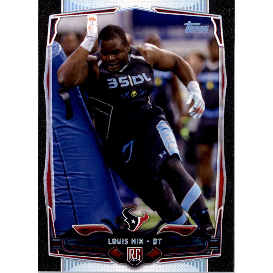 2014 Topps Black #336 Louis Nix. rookie card picture
