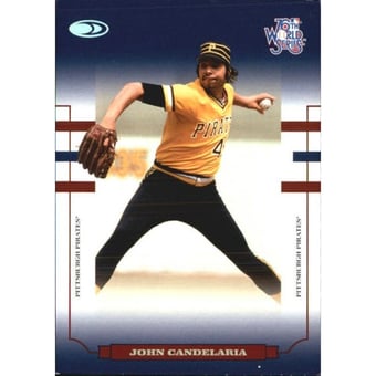 2004 Donruss World Series Blue HoloFoil 50 #76 John Candelaria