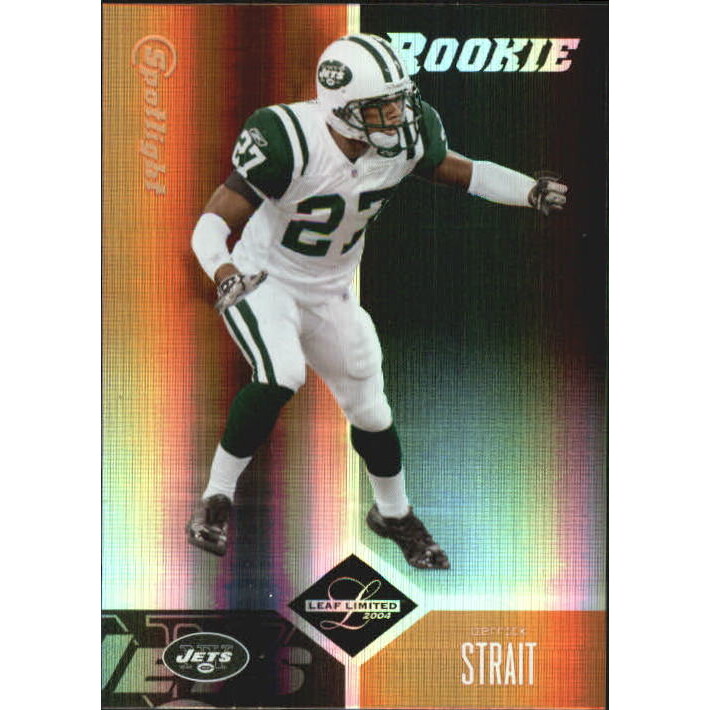 2004 Leaf Limited Bronze Spotlight #165 Derrick Strait