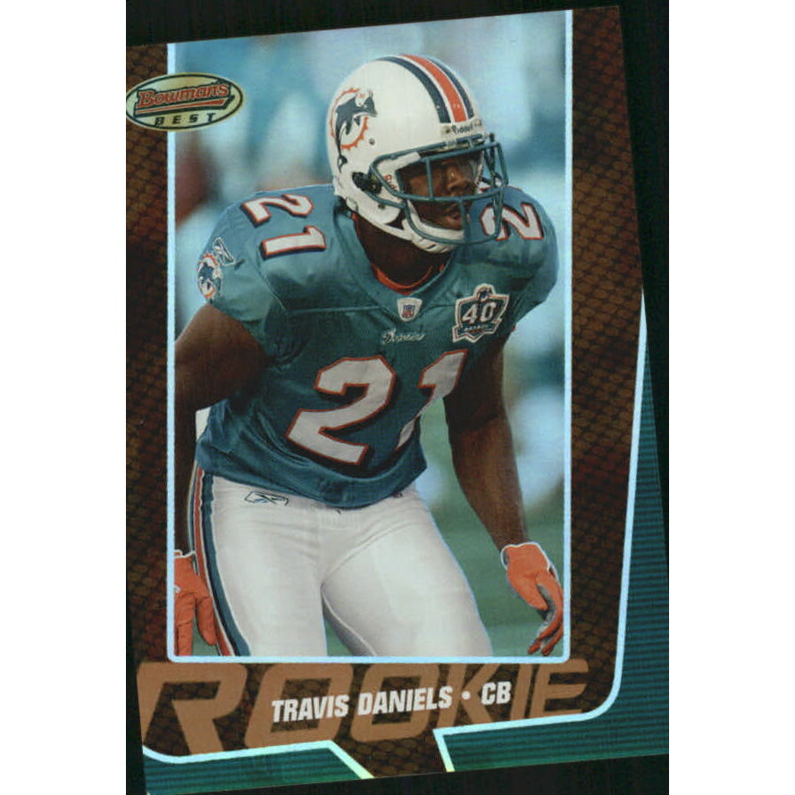 2005 Bowman's Best Bronze #99 Travis Daniels. rookie card picture