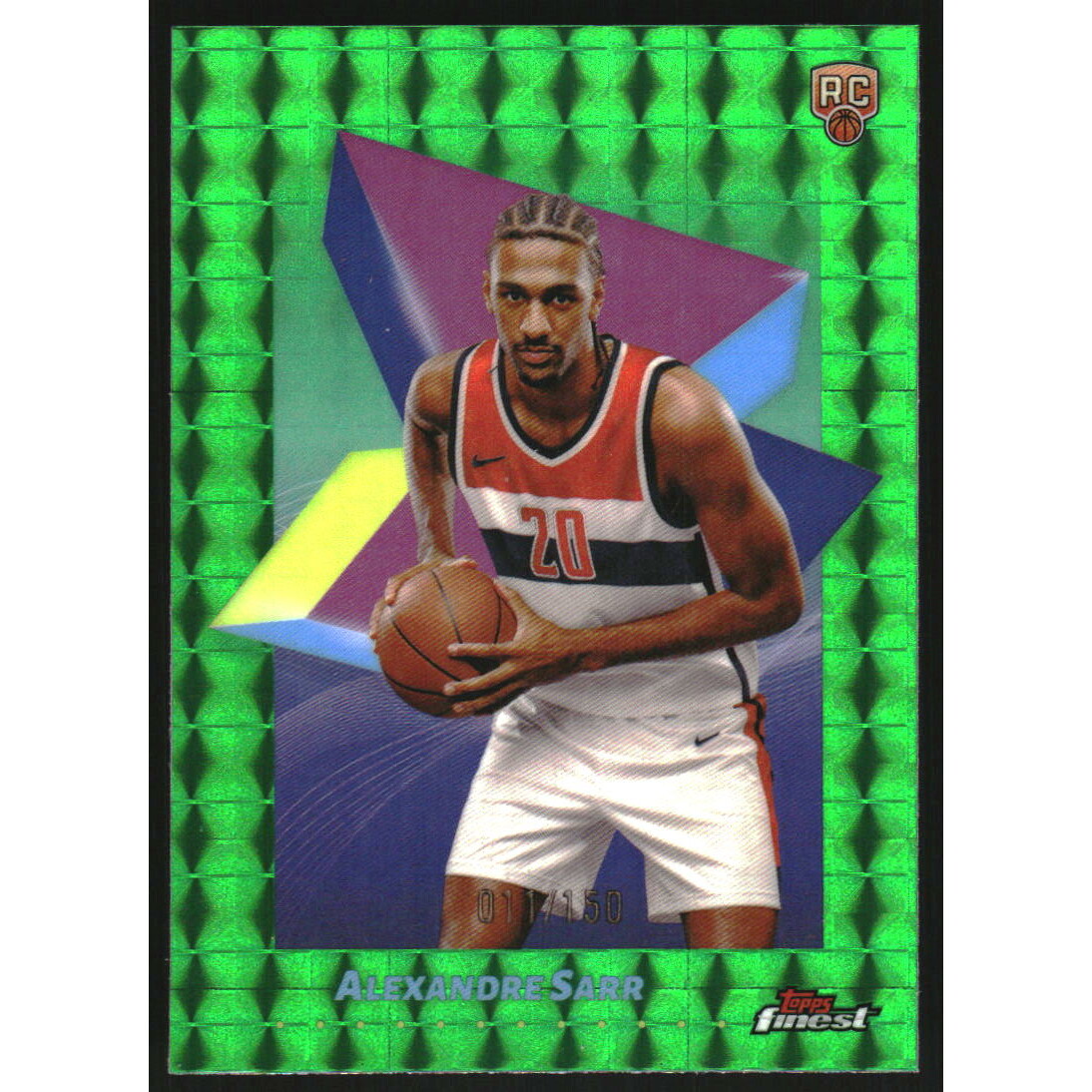 2024-25 Finest Green Geometric Refractors #98 Alexandre Sarr C 2024-25 Finest Green Geometric Refractors #98 Alexandre Sarr C