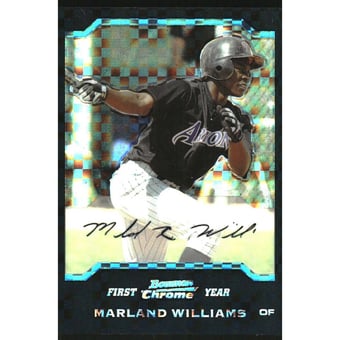 2004 Bowman Chrome X-Fractors #262 Marland Williams
