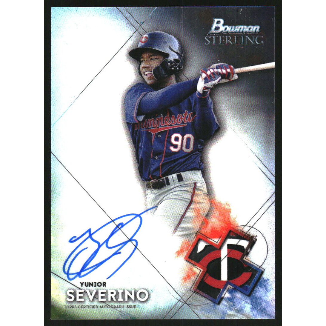 2021 Bowman Sterling Prospect Autographs #BSPAYS Yunior Severino