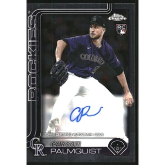 2025 Topps Chrome Update Autographs #ACCP Carson Palmquist