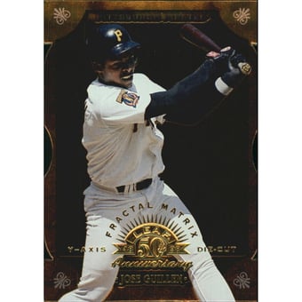 1998 Leaf Fractal Matrix Die Cuts #77 Jose Guillen GY