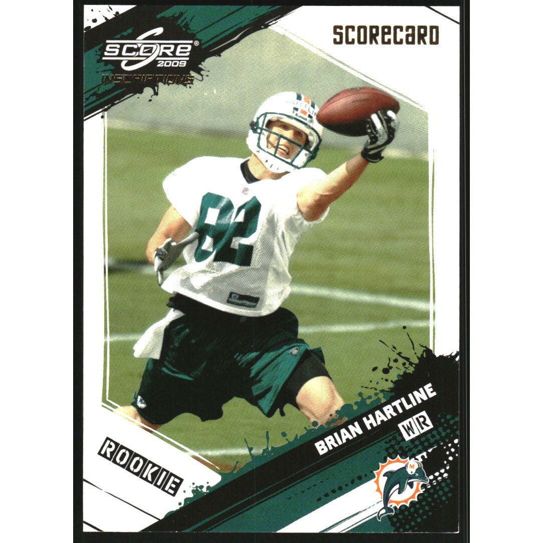 2009 Score Inscriptions Scorecard #316 Brian Hartline