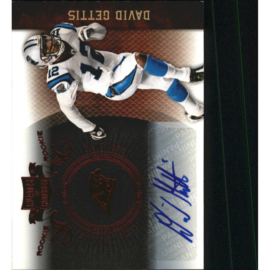 2010 Panini Plates and Patches #122 David Gettis AU/449 RC