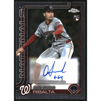 2025 Topps Chrome Rookie Autographs #RAOR Orlando Ribalta