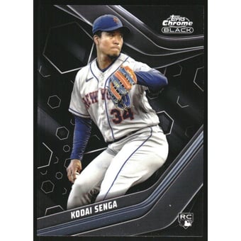 2023 Topps Chrome Black #98 Kodai Senga RC