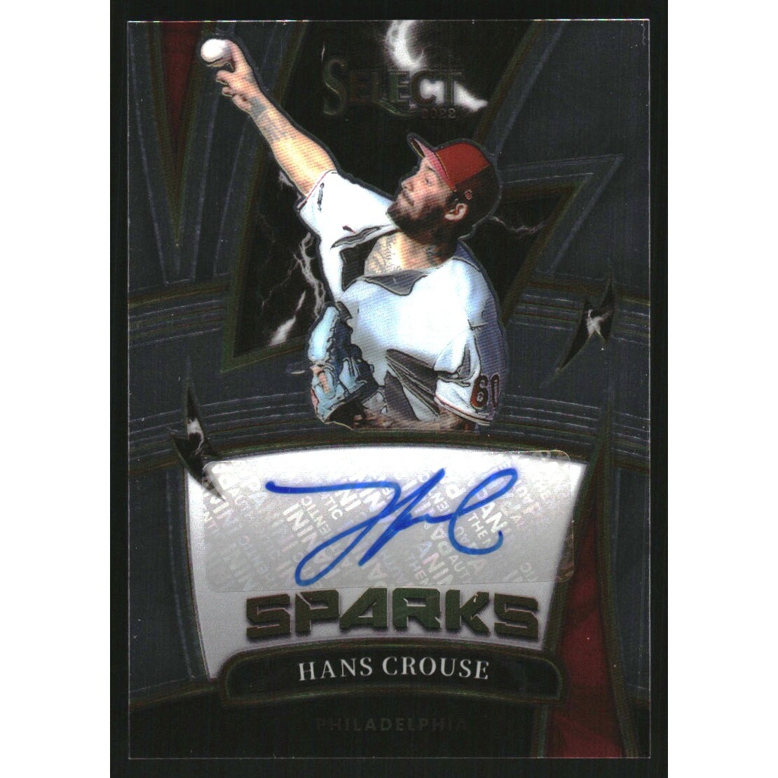 2022 Select Sparks Signatures #24 Hans Crouse