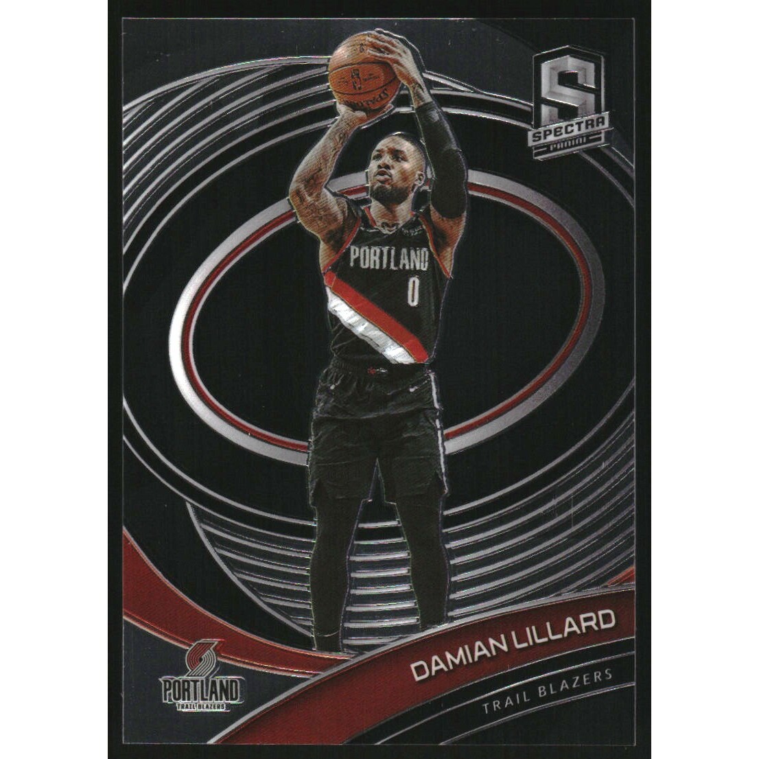 2020-21 Panini Spectra #63 Damian Lillard