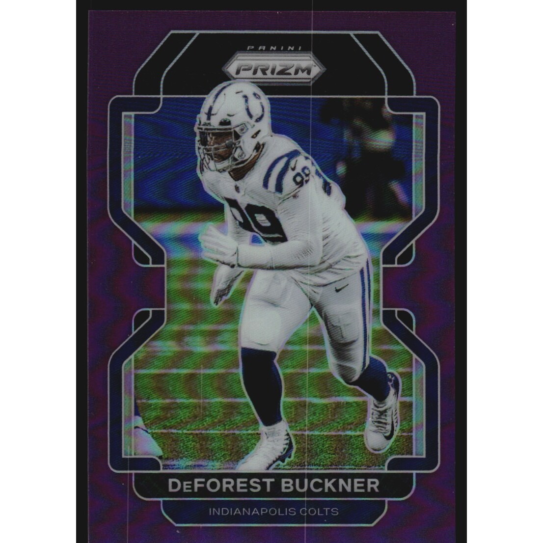 2021 Panini Prizm Prizms Purple #26 DeForest Buckner