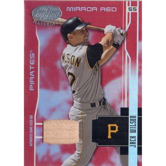 2003 Leaf Certified Materials Mirror Red Materials #148 Jack Wilson Bat/250