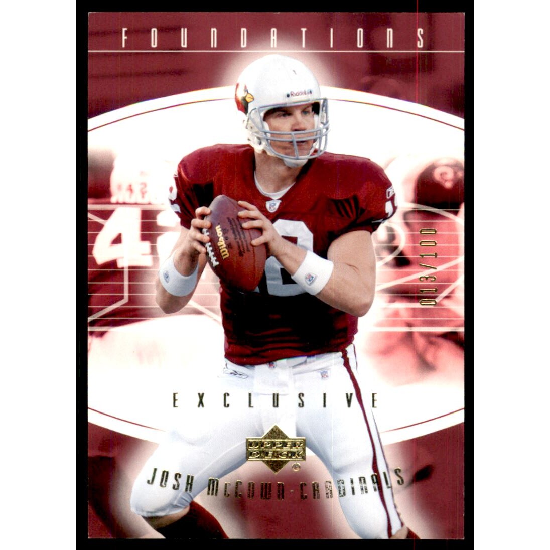 2004 Upper Deck Foundations Exclusive Gold #1 Josh McCown